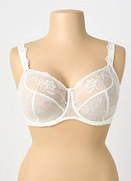 Soutien-gorge légère et transparente haut soutien-gorge emboitant beige EMPREINTE femme