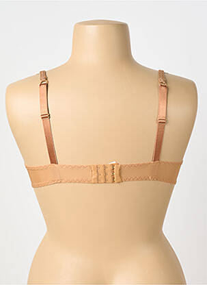 Soutien-gorge légère et transparente haut soutien-gorge moulé orange BARBARA femme