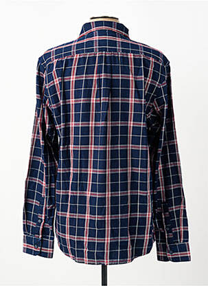 Chemise manches longues poches bleu WRANGLER homme