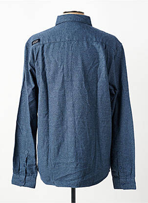 Chemise manches longues coupe cintrée bleu OXBOW homme