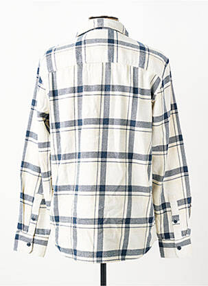 Chemise manches longues imprimé carreaux beige LEE homme