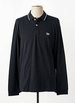 Polo manches longues manches longues noir LEE homme