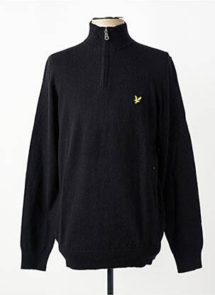 Pull stretch manches longues noir LYLE & SCOTT homme