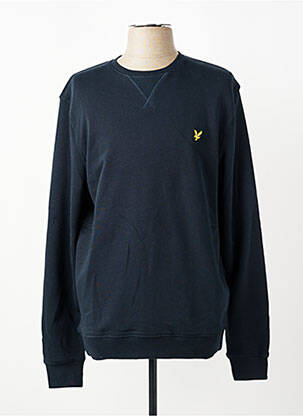 Sweat-shirt stretch manches longues bleu LYLE & SCOTT homme