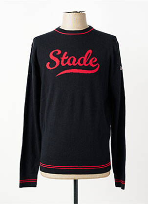 Pull stretch manches longues noir SERGE BLANCO homme