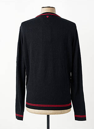 Pull stretch manches longues noir SERGE BLANCO homme