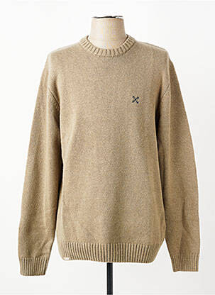 Pull stretch manches longues marron OXBOW homme