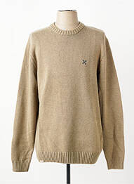 Pull stretch manches longues marron OXBOW homme