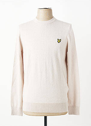 Pull stretch manches longues beige LYLE & SCOTT homme