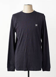 T-shirt broderie manches longues bleu OXBOW homme