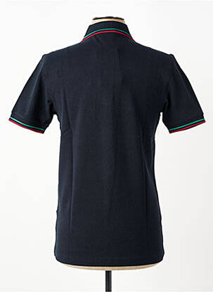 Polo stretch manches courtes noir FRED PERRY homme