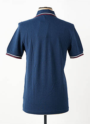 Polo coupe cintrée manches courtes bleu FRED PERRY homme