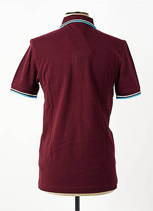 Polo stretch manches courtes rouge FRED PERRY homme