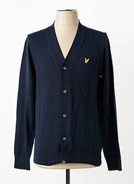 Gilet manches longues col v bleu LYLE & SCOTT homme