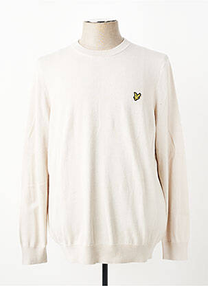 Pull stretch manches longues beige LYLE & SCOTT homme