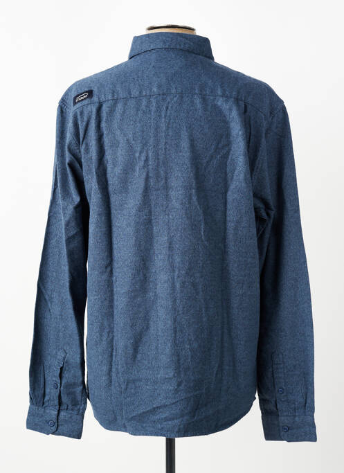 Chemise manches longues coupe cintrée bleu OXBOW homme