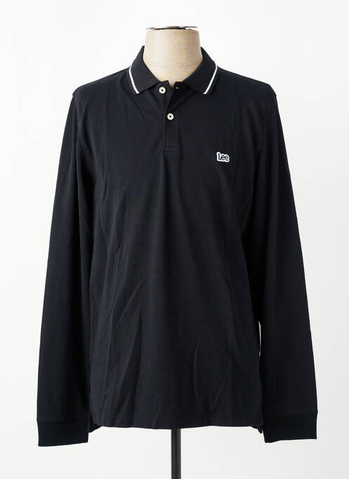 Polo manches longues manches longues noir LEE homme