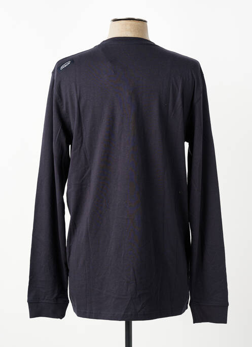 T-shirt broderie manches longues bleu OXBOW homme