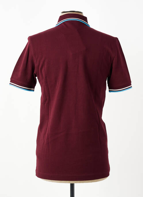 Polo stretch manches courtes rouge FRED PERRY homme