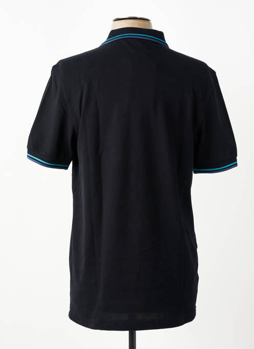 Polo stretch manches courtes noir FRED PERRY homme