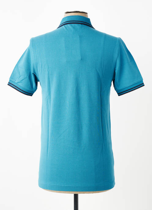 Polo stretch manches courtes bleu FRED PERRY homme