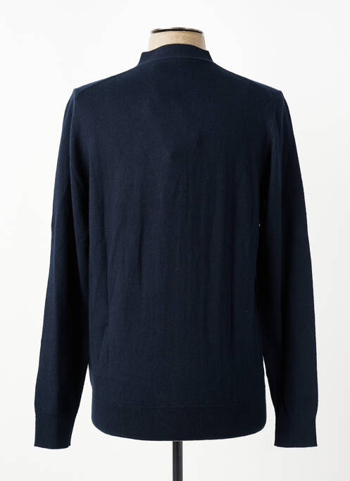 Gilet manches longues col v bleu LYLE & SCOTT homme