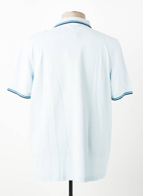 Polo stretch manches courtes bleu FRED PERRY homme