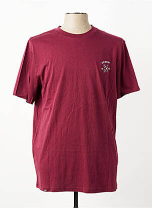 T-shirt stretch manches courtes rouge OXBOW homme