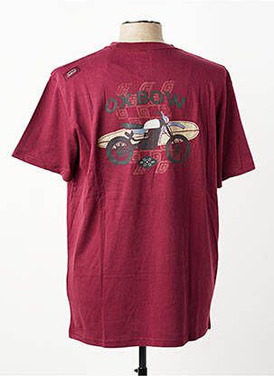 T-shirt stretch manches courtes rouge OXBOW homme
