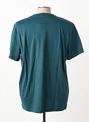 T-shirt broderie manches courtes bleu FRED PERRY homme
