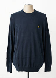 Pull stretch manches longues bleu LYLE & SCOTT homme