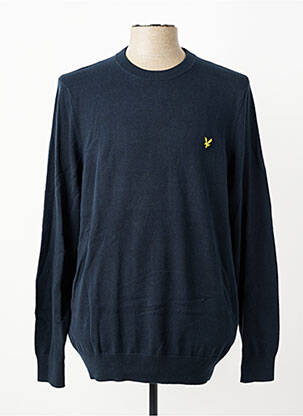 Pull stretch manches longues bleu LYLE & SCOTT homme