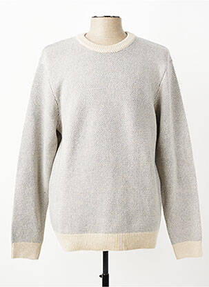 Pull stretch manches longues beige OXBOW homme