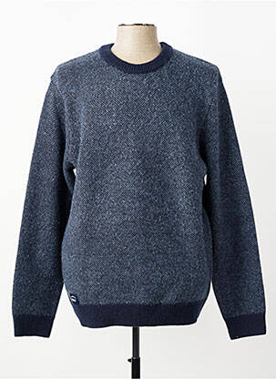 Pull stretch manches longues bleu OXBOW homme