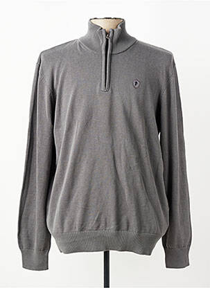 Pull stretch manches longues gris RUCKFIELD homme