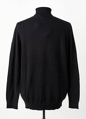 Pull col roulé stretch manches longues noir LYLE & SCOTT homme