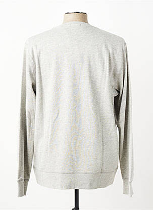 Sweat-shirt stretch manches longues gris SERGE BLANCO homme