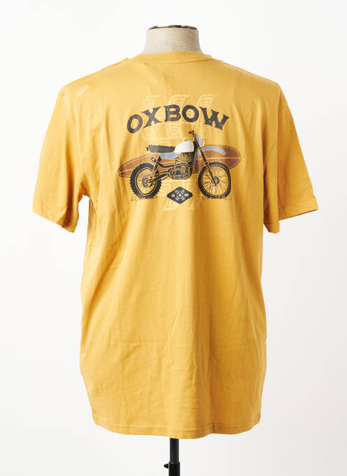 T-shirt stretch manches courtes jaune OXBOW homme