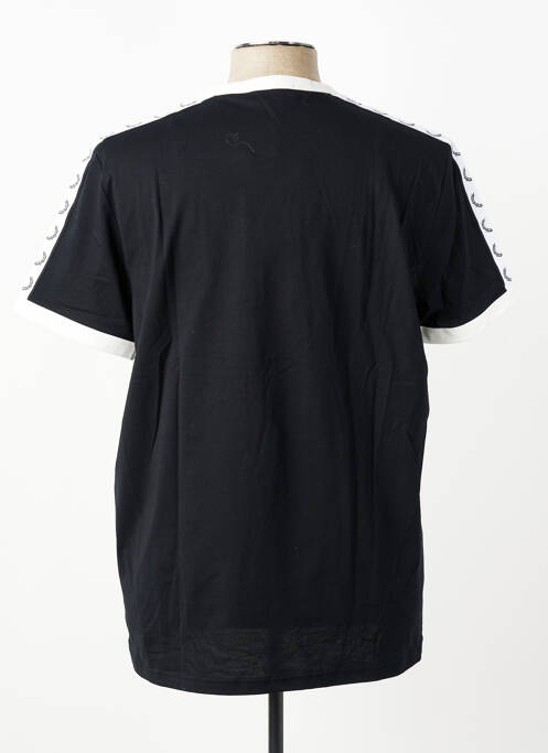 T-shirt broderie manches courtes noir FRED PERRY homme