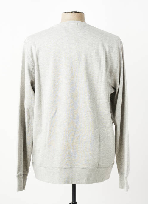Sweat-shirt stretch manches longues gris SERGE BLANCO homme