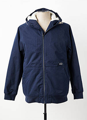Doudoune poches a capuche bleu OXBOW homme