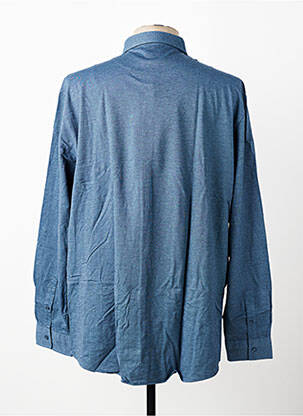 Chemise manches longues coupe cintrée bleu RUCKFIELD homme