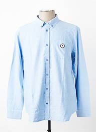 Chemise manches longues poches bleu RUCKFIELD homme