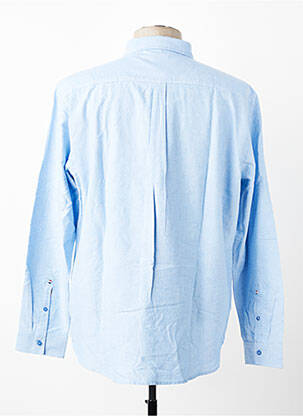 Chemise manches longues poches bleu RUCKFIELD homme