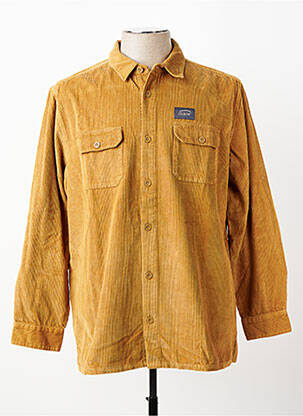 Chemise manches longues poches jaune OXBOW homme