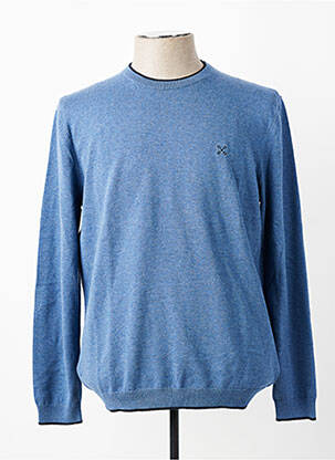 Pull stretch manches longues bleu OXBOW homme