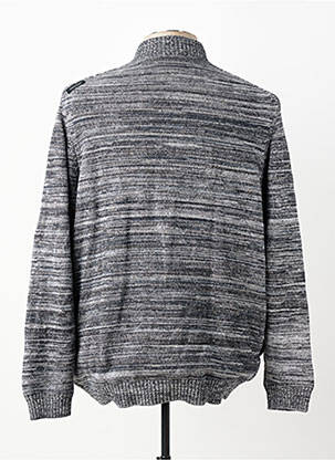 Gilet manches longues tissage chiné gris OXBOW homme