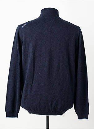 Gilet manches longues tissage chiné bleu OXBOW homme