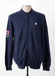 Gilet manches longues manches longues bleu RUCKFIELD homme