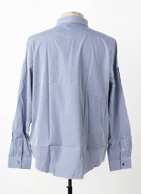 Chemise manches longues coupe cintrée bleu RUCKFIELD homme